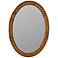 Cooper Classics Wallace Wood 26 1/2" x 36" Oval Wall Mirror