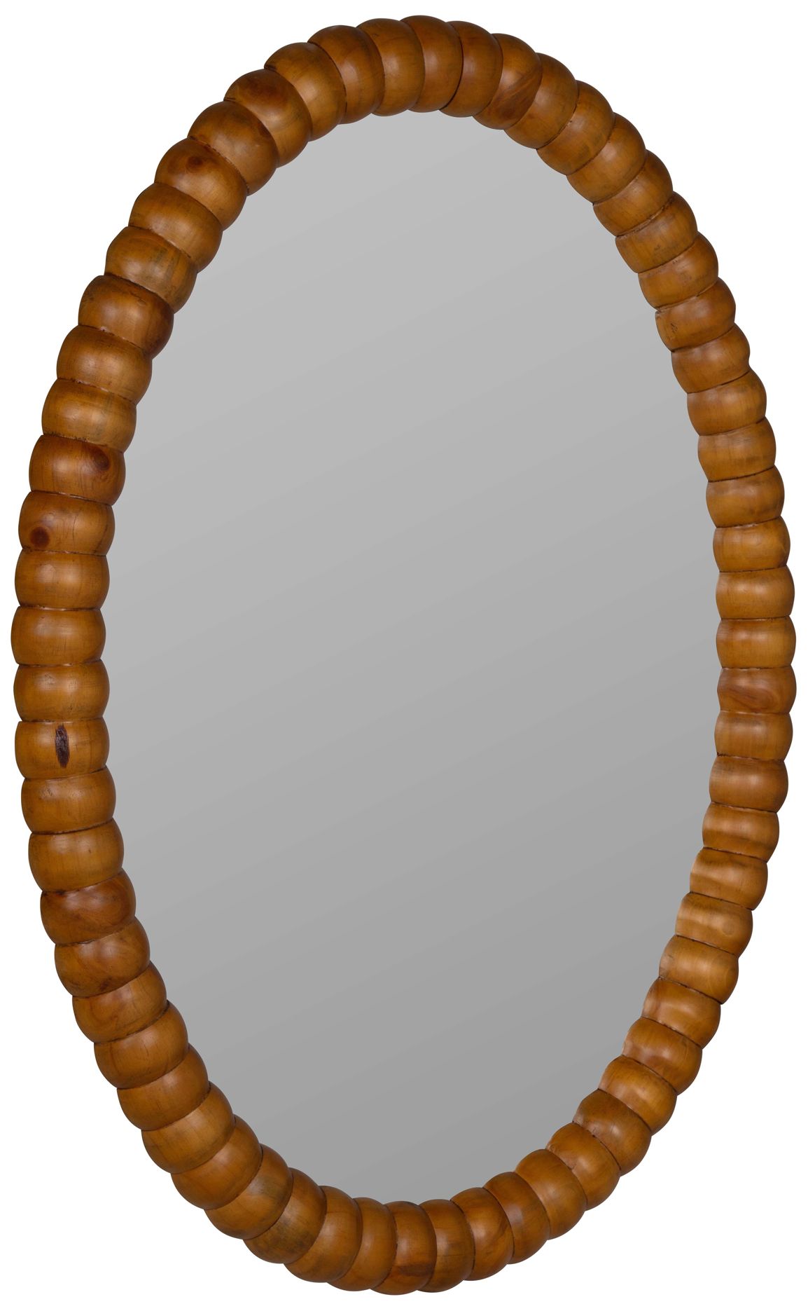 Image 3 Cooper Classics Wallace Wood 26 1/2" x 36" Oval Wall Mirror more views