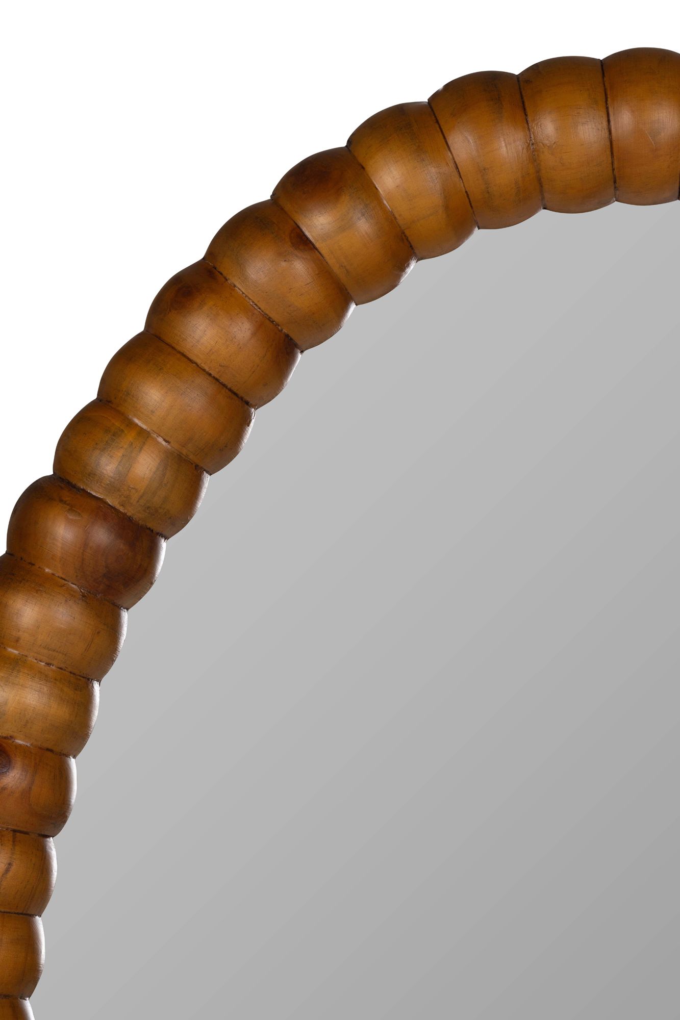 Image 4 Cooper Classics Wallace Wood 26 1/2" x 36" Oval Wall Mirror more views