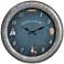 Cooper Classics Westlake Aged Silver 18" Round Wall Clock