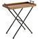 Cooper Classics Wynne Natural Wood Tray Table