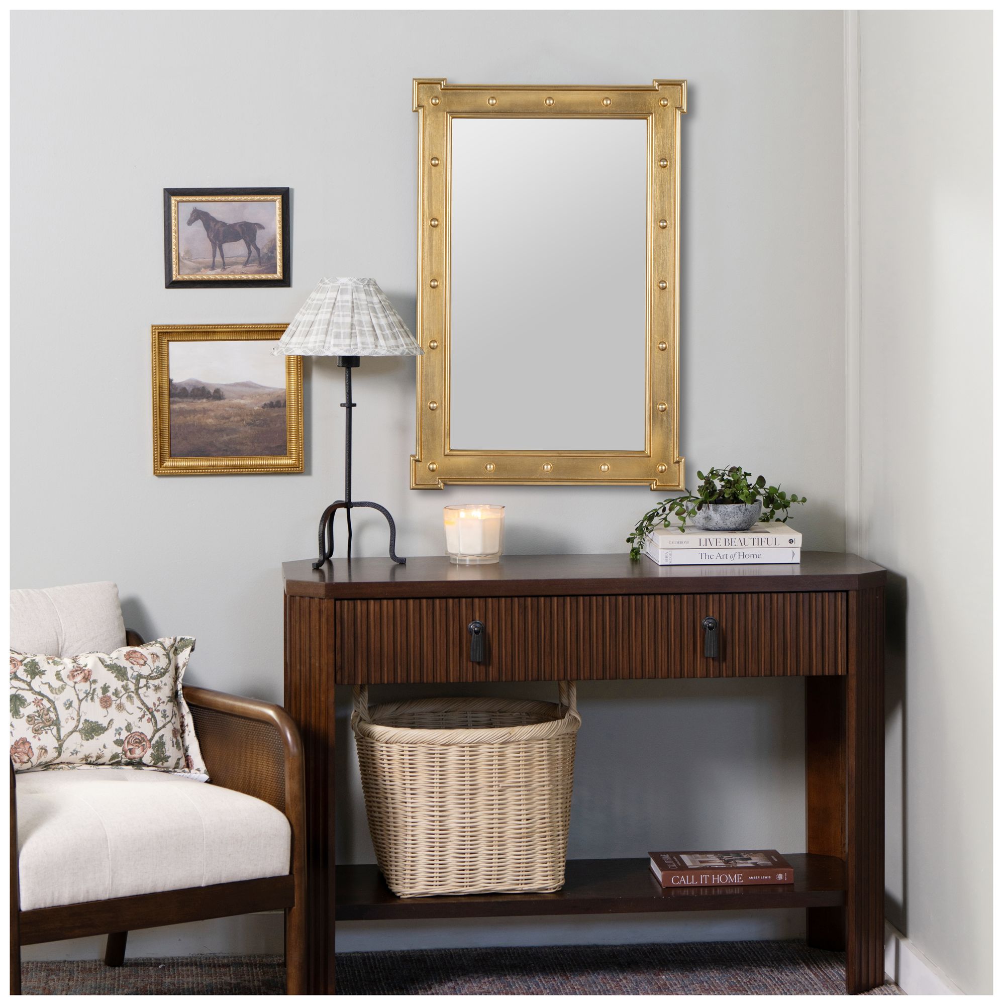 Image 2 Cooper Classics x Erin Gates Rivet Wall Mirror more views