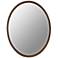 Cooper Classics Zachary Antique Gold 21" x 27" Oval Wall Mirror