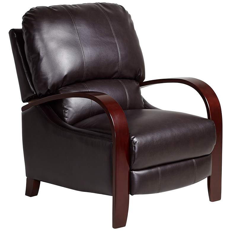 Image 1 Cooper Coffee Bonded Leather 3-Way Recliner Chair