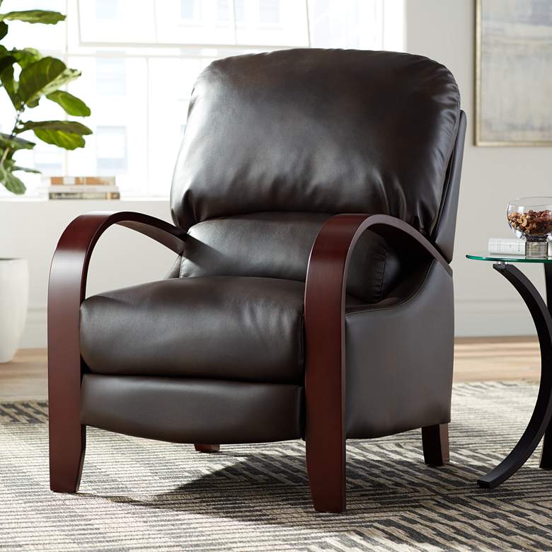 Image 1 Cooper Como Sable Faux Leather 3-Way Recliner Chair