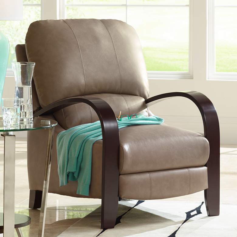 Image 1 Cooper Latte Bonded Leather 3-Way Recliner Chair