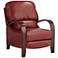 Cooper Legends Crimson Faux Leather 3-Way Recliner Chair