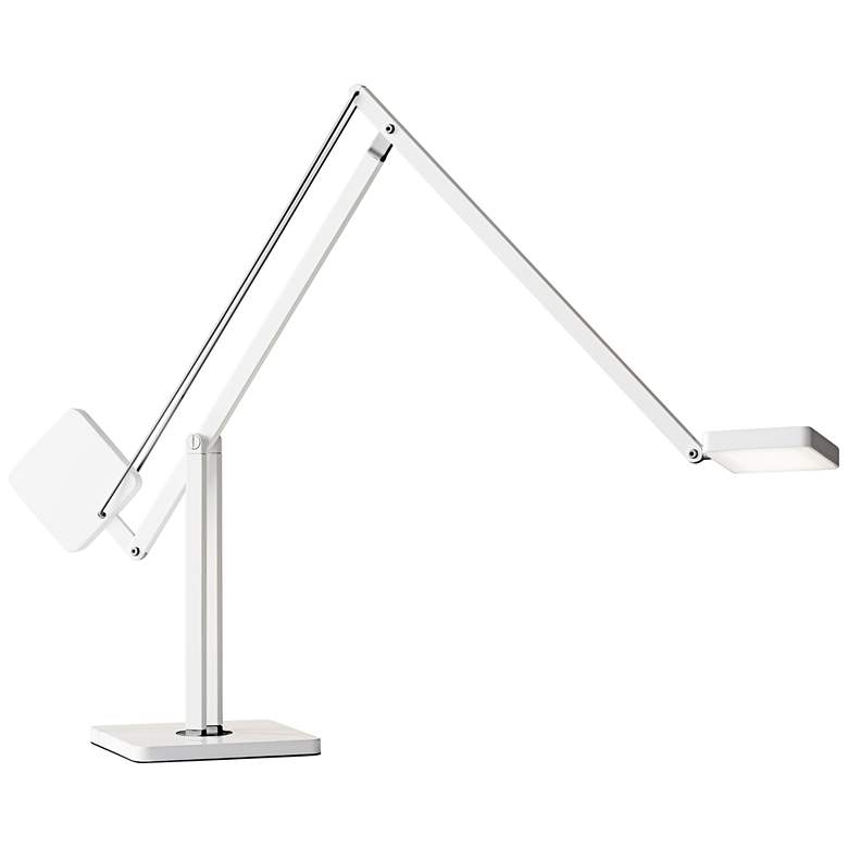 Image 1 Cooper Matte White Adjustable LED Desk Lamp
