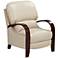 Cooper Parchment Faux Leather 3-Way Recliner Chair