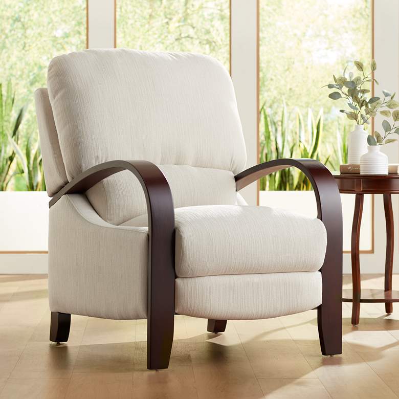 Image 1 Cooper Retro Soho Ivory 3-Way Recliner