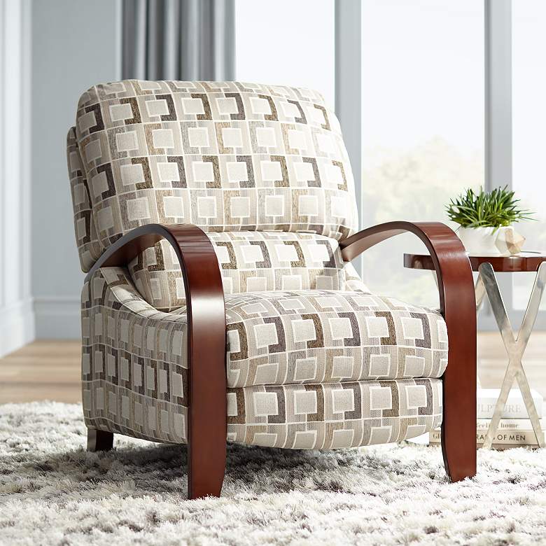 Image 1 Cooper Retro Timeline Mineral 3-Way Recliner Chair