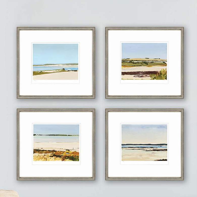 Image 1 Coorong I 18 inch Wide 4-Piece Framed Giclee Wall Art Set