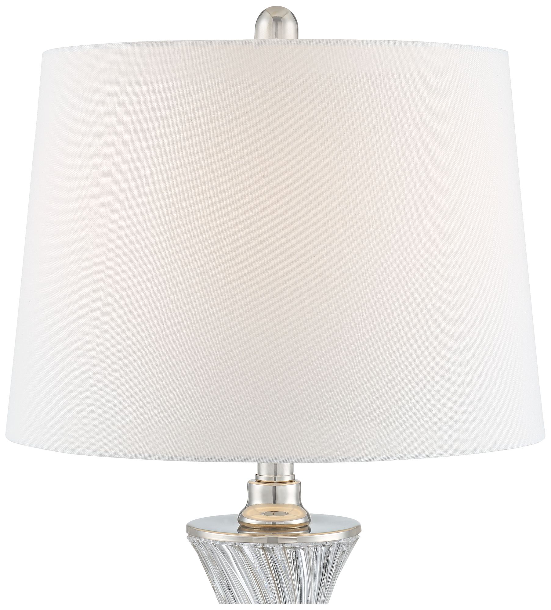 Image 3 Copeland 25 1/2"Glass USB Table Lamps Set of 2 with Table Top Dimmers more views