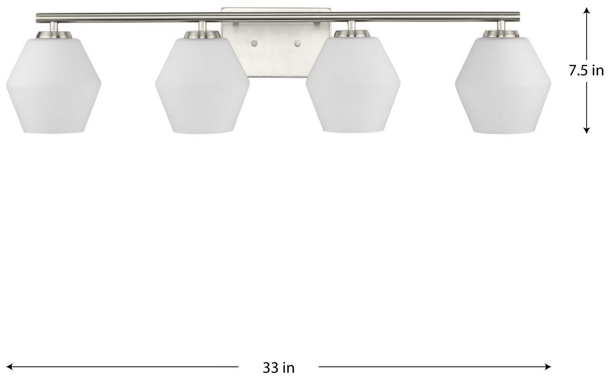 Image 4 Copeland Collection Four-Light Mid-Century Modern Vanity Light more views