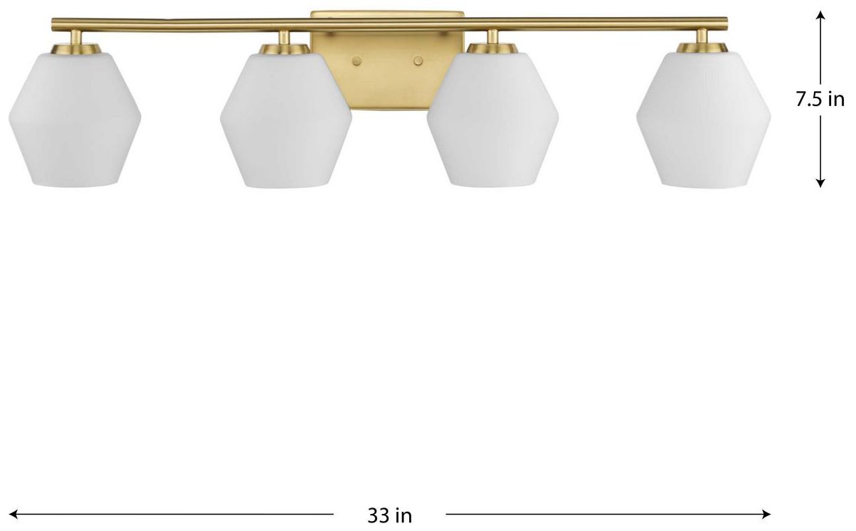 Image 4 Copeland Collection Four-Light Mid-Century Modern Vanity Light more views