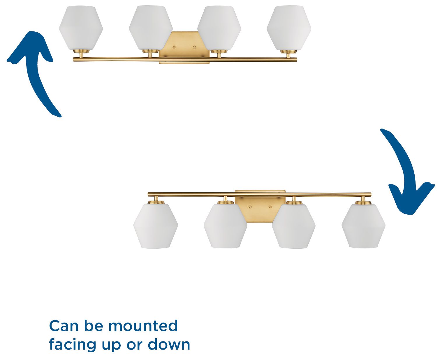 Image 6 Copeland Collection Four-Light Mid-Century Modern Vanity Light more views