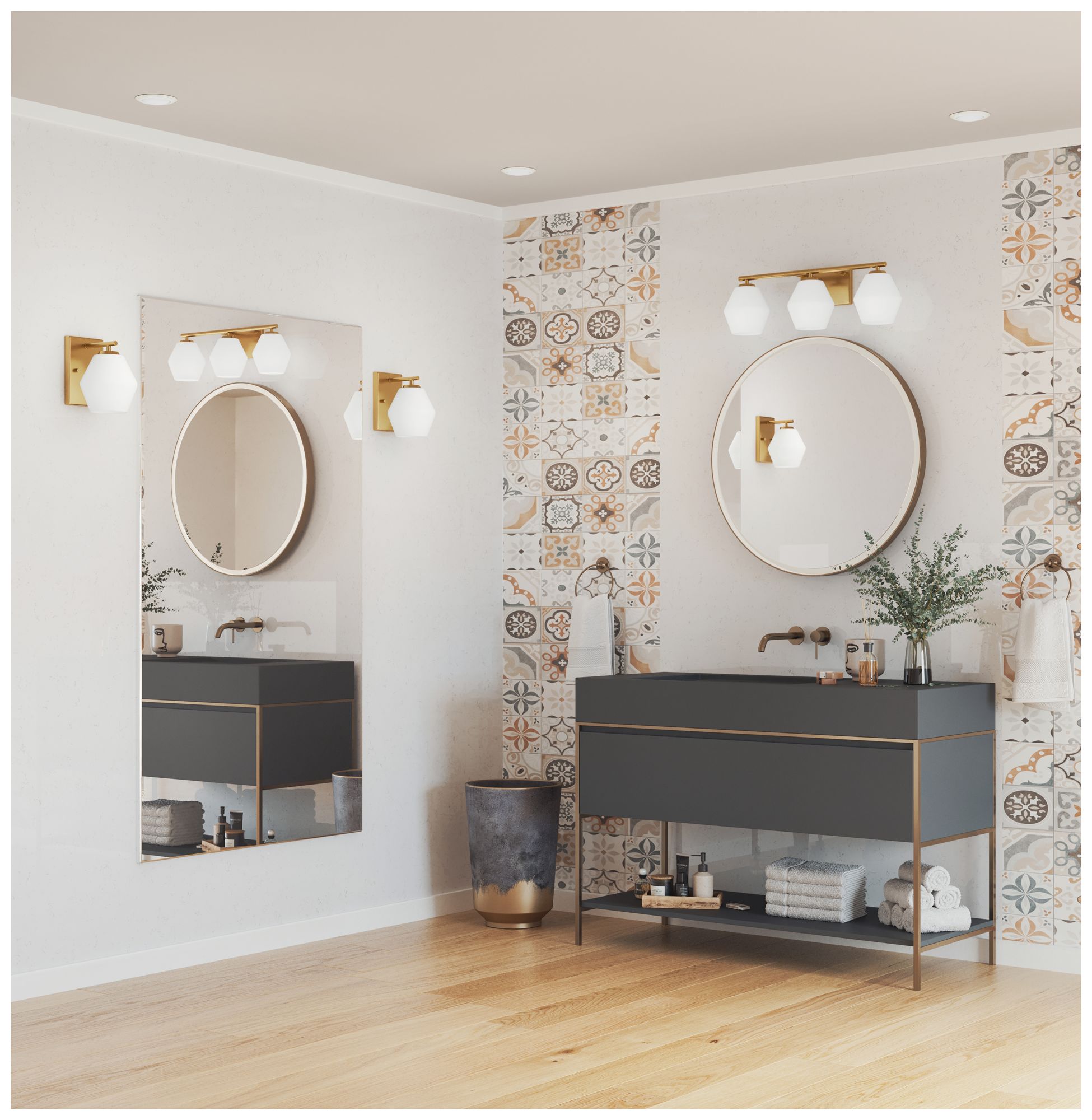 Image 2 Copeland Collection One-Light Mid-Century Modern Vanity Light more views