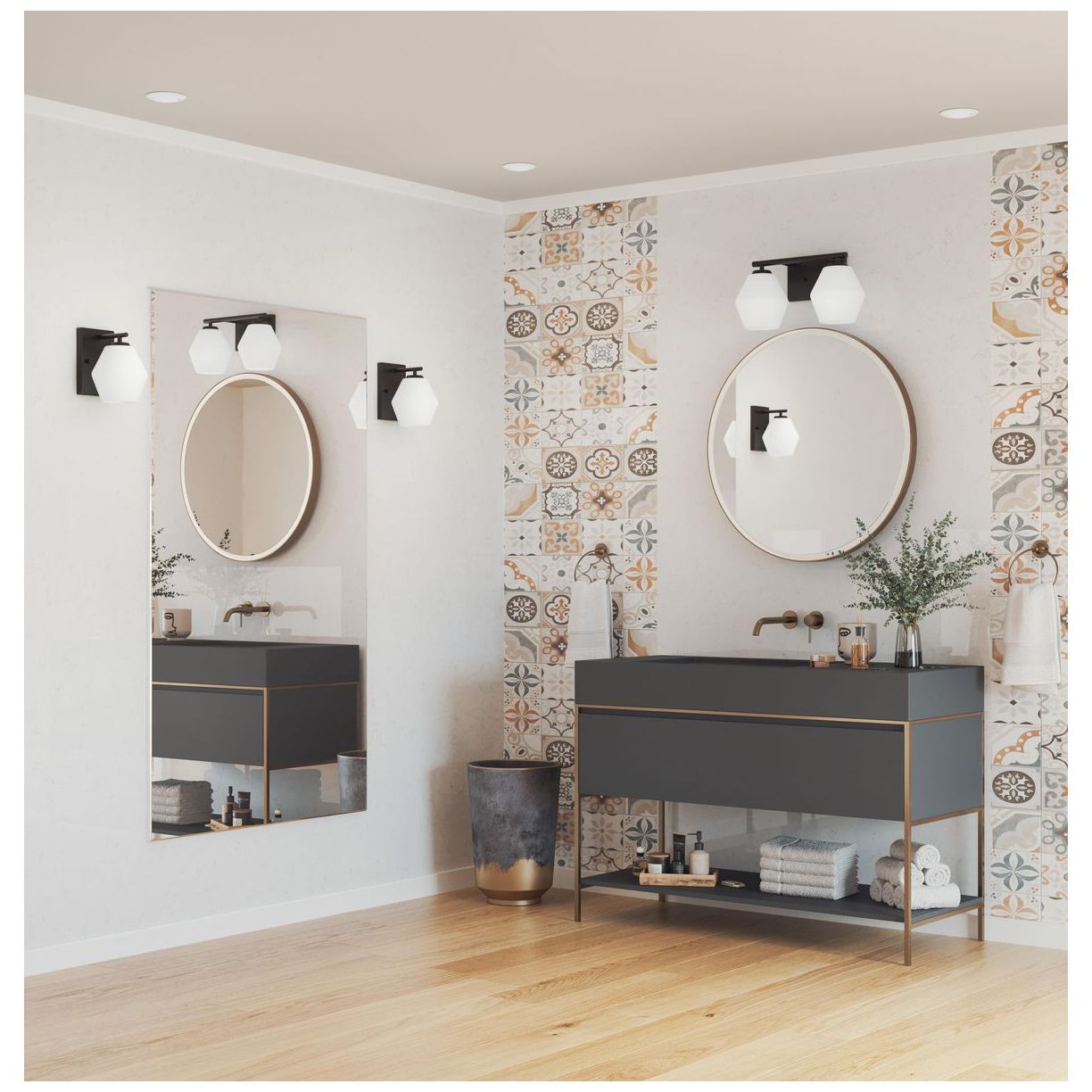 Image 3 Copeland Collection One-Light Mid-Century Modern Vanity Light more views