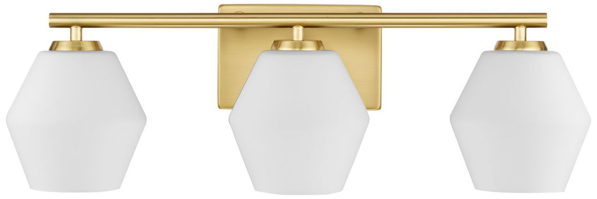 Image 5 Copeland Collection Three-Light Vanity Mid-Century Modern Vanity Light more views