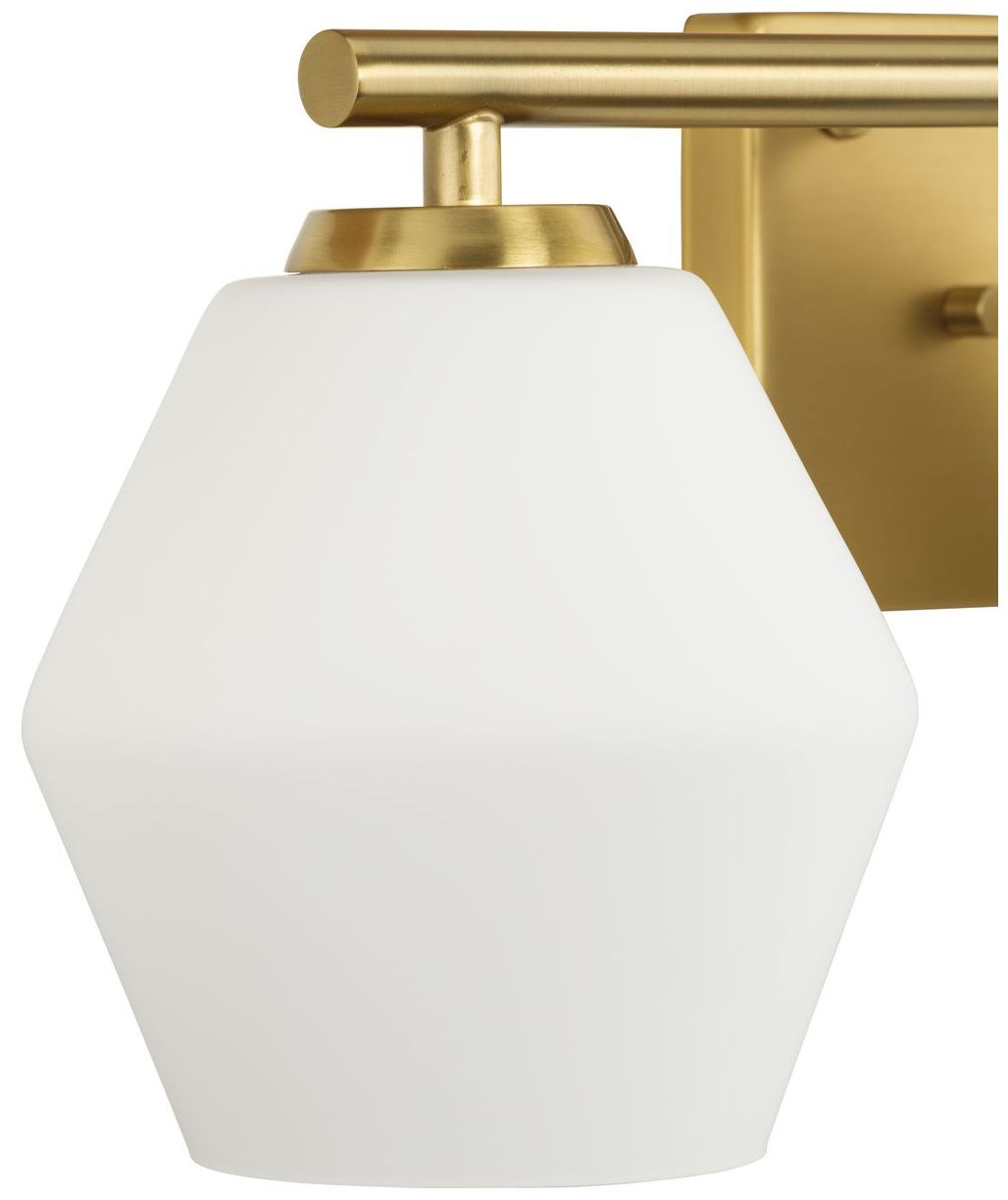 Image 6 Copeland Collection Three-Light Vanity Mid-Century Modern Vanity Light more views