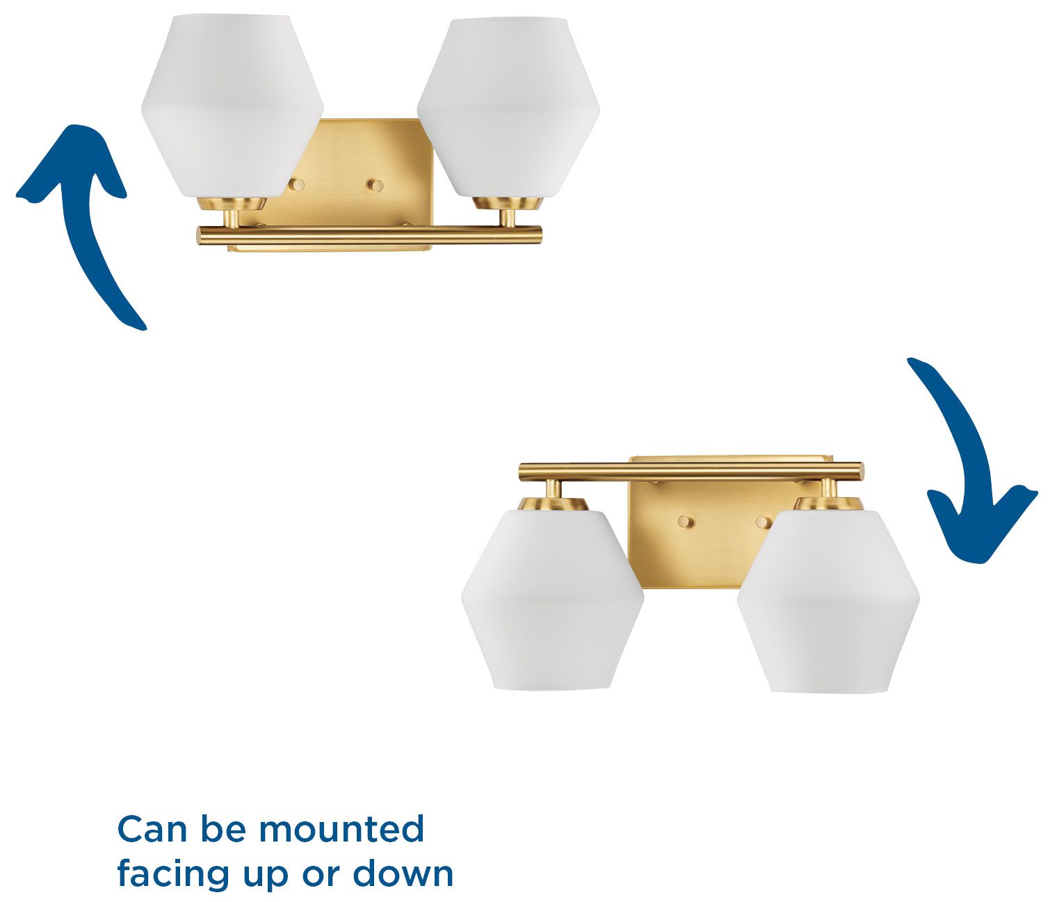 Copeland Collection Two-Light Mid-Century Modern Vanity Light