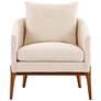 Copeland Thames Cream Fabric Accent Chair