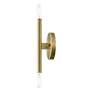 Copenhagen 10" High Antique Brass ADA Wall Sconce