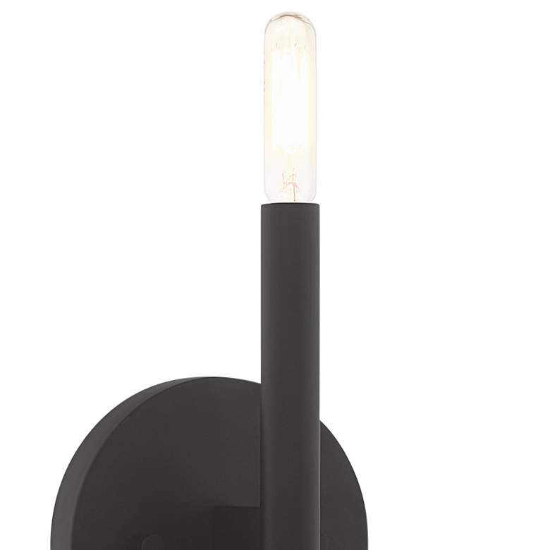 Image 4 Copenhagen 10" High Black 2-Light Wall Sconce more views