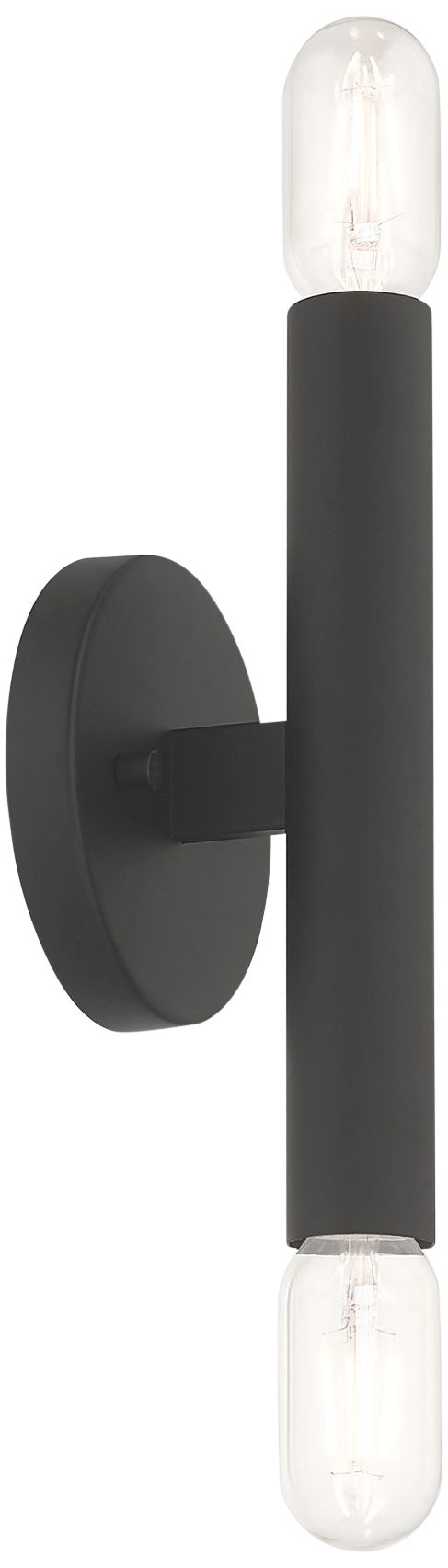 black modern sconce