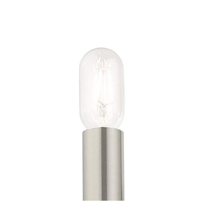 Image 3 Copenhagen 16.75" High 2 Light Brushed Nickel Modern Wall Sconce more views