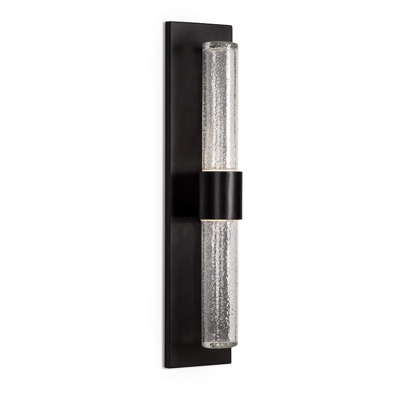 Image 1 Copenhagen 18-in 1 Light Black Integrated LED Outdoor Wall 16W Kuzco
