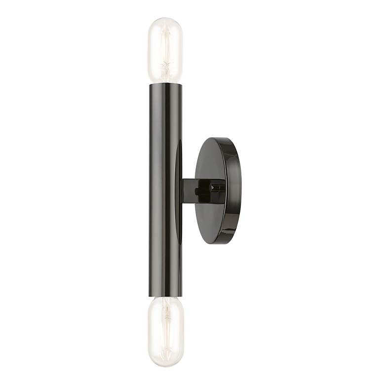 Image 5 Copenhagen 2 Light Black Chrome ADA Sconce more views