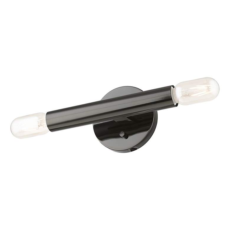 Image 6 Copenhagen 2 Light Black Chrome ADA Sconce more views