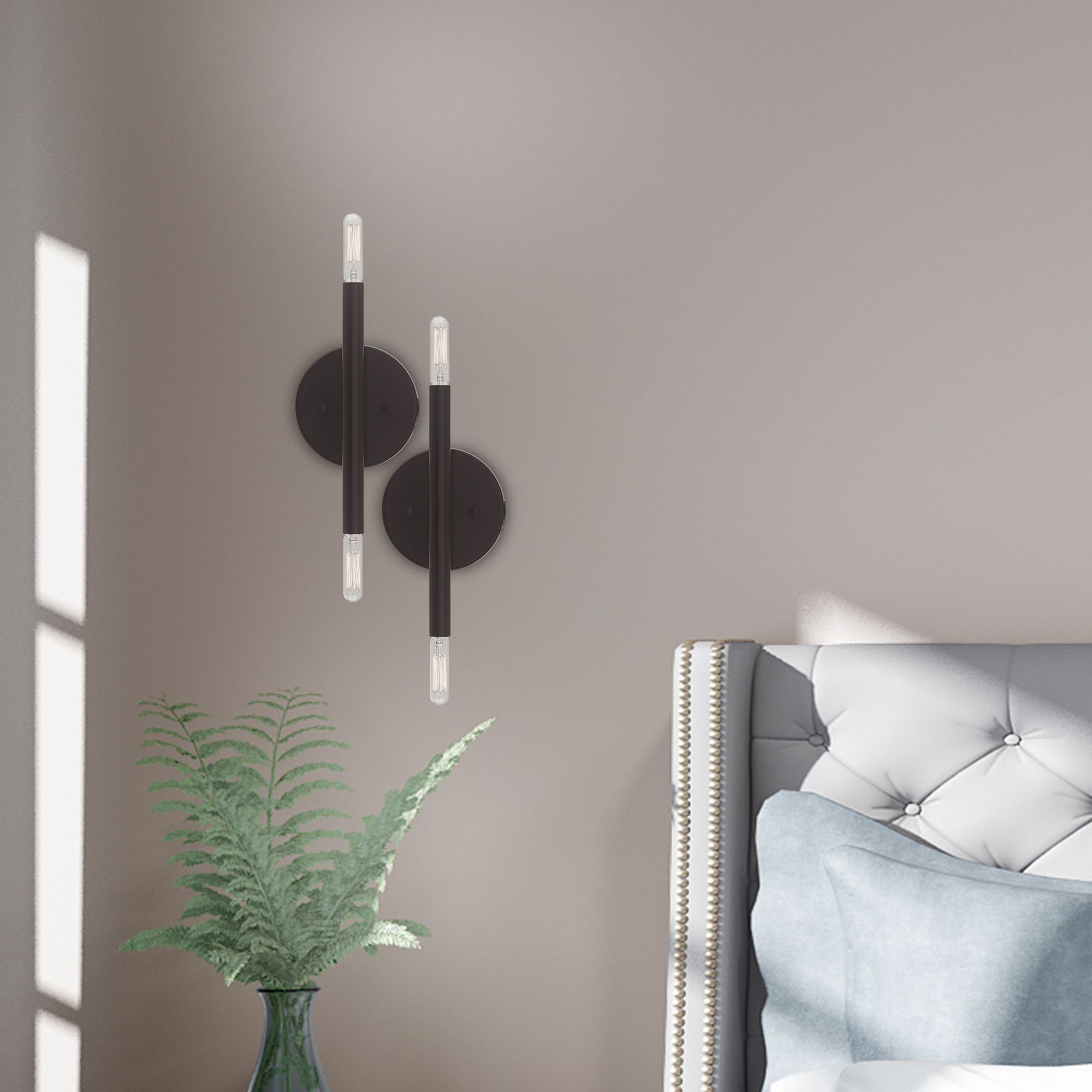 Copenhagen 2 Light Bronze ADA Wall Sconce