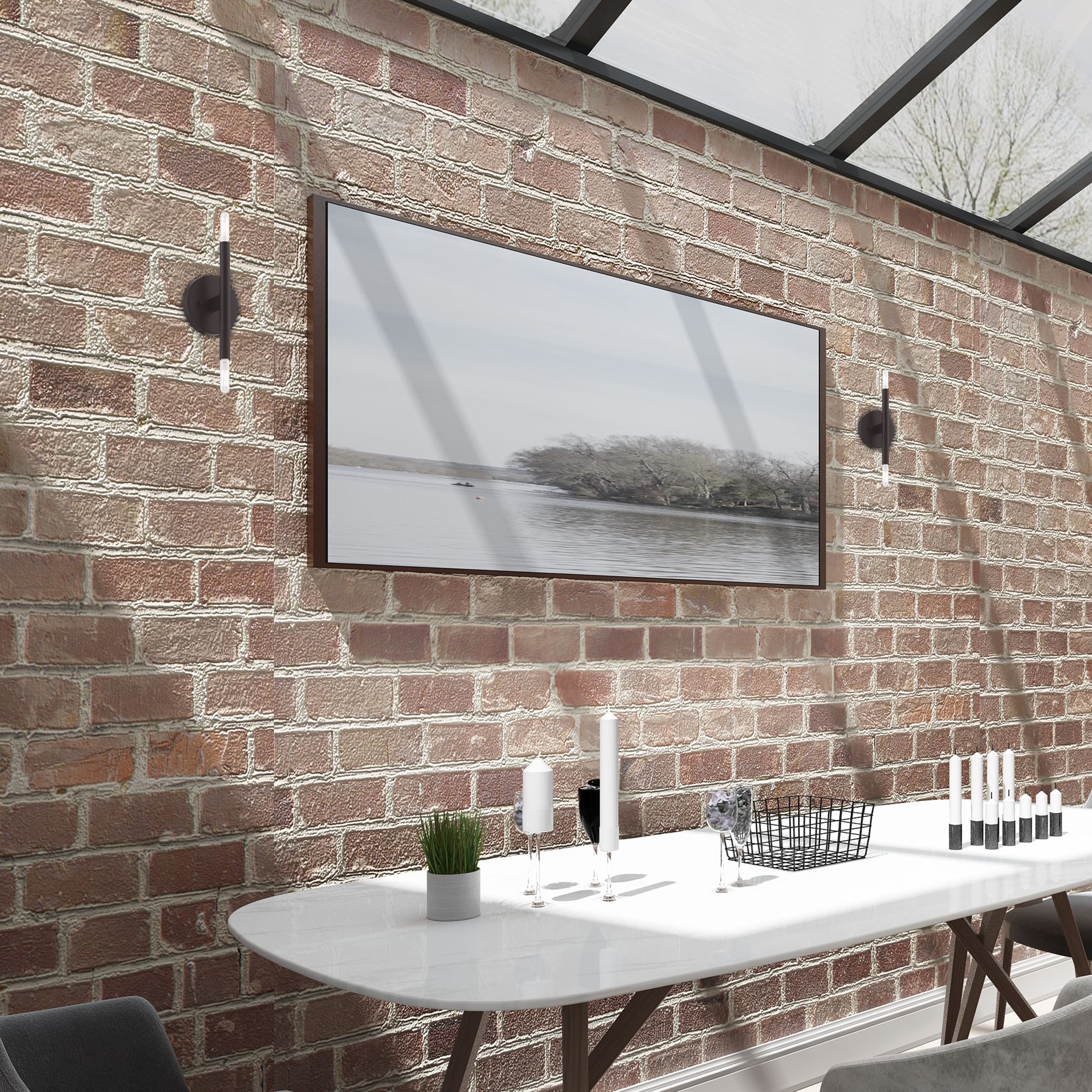 Copenhagen 2 Light Bronze ADA Wall Sconce