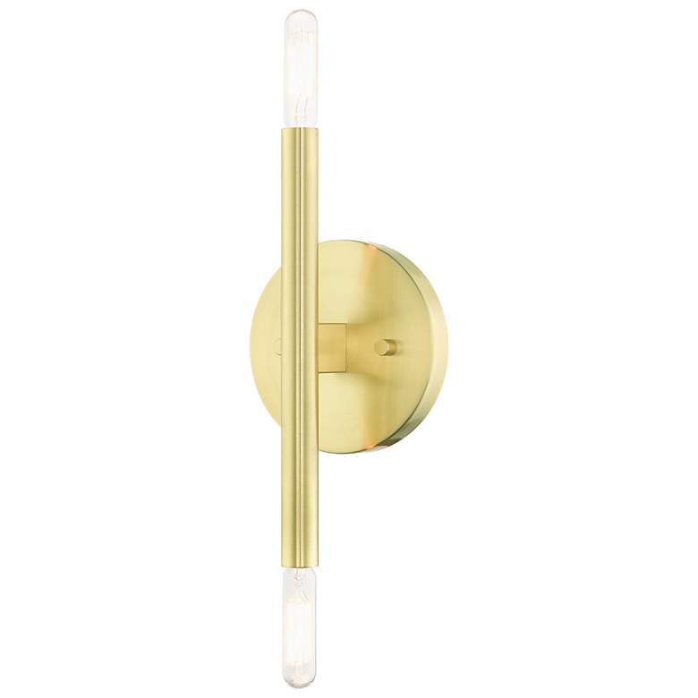 Image 2 Copenhagen 2 Light Satin Brass ADA Sconce