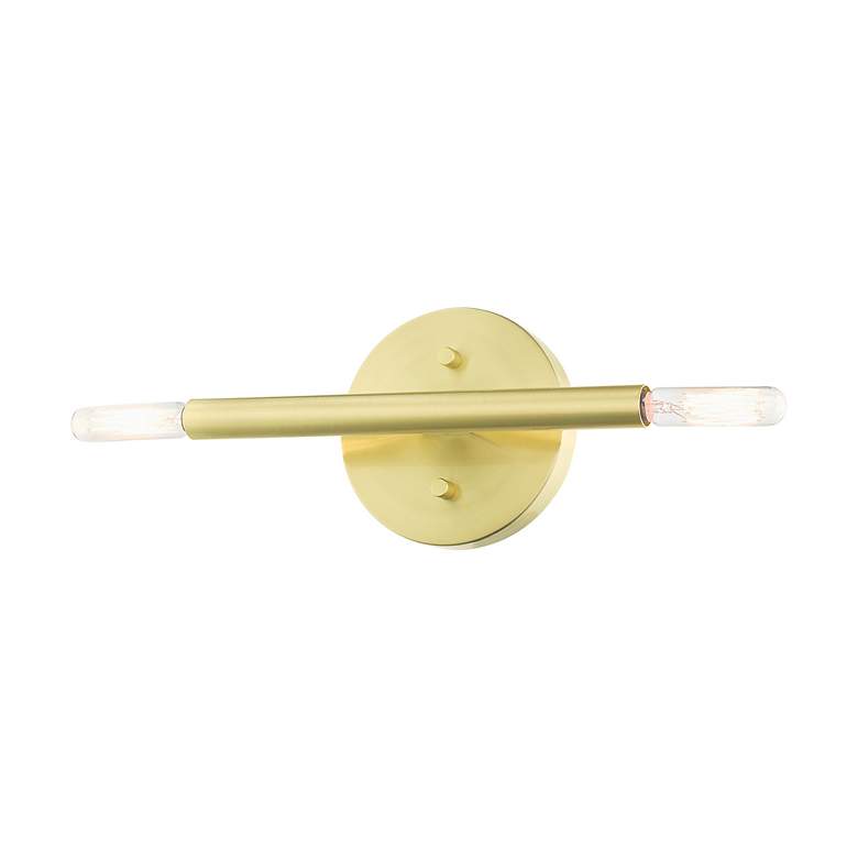 Image 5 Copenhagen 2 Light Satin Brass ADA Sconce more views