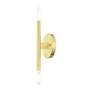 7_Copenhagen 2 Light Satin Brass ADA Sconce more views