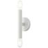 Copenhagen 2 Light White ADA Sconce