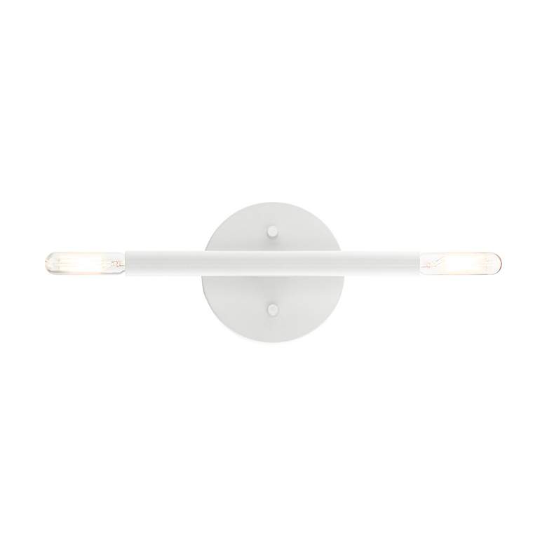 Image 4 Copenhagen 2 Light White ADA Sconce more views