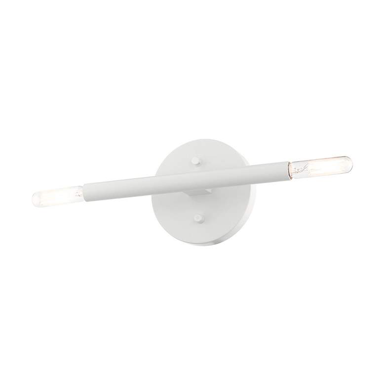 Image 6 Copenhagen 2 Light White ADA Sconce more views