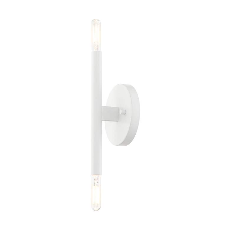 Image 7 Copenhagen 2 Light White ADA Sconce more views