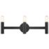 Copenhagen 23 1/2" Wide Black 3-Light Bath Light
