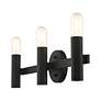 7_Copenhagen 23 1/2" Wide Black 3-Light Bath Light more views