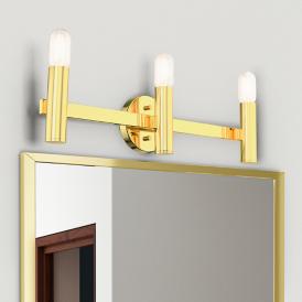 Copenhagen 23 1/2" Wide Polished Brass 3-Light Bath Light Copenhagen 23 1/2" Wide Polished Brass 3-Light Bath Light