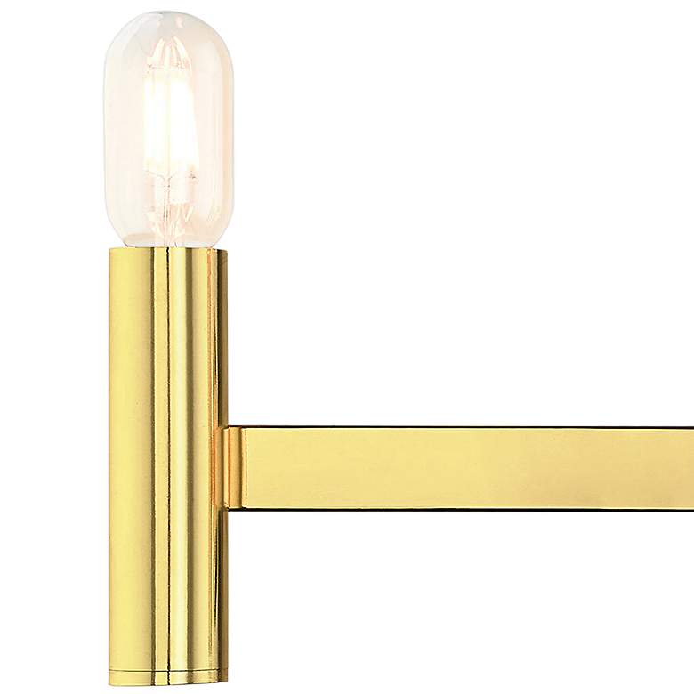 Image 3 Copenhagen 23 1/2 inch Wide Polished Brass 3-Light Bath Light more views