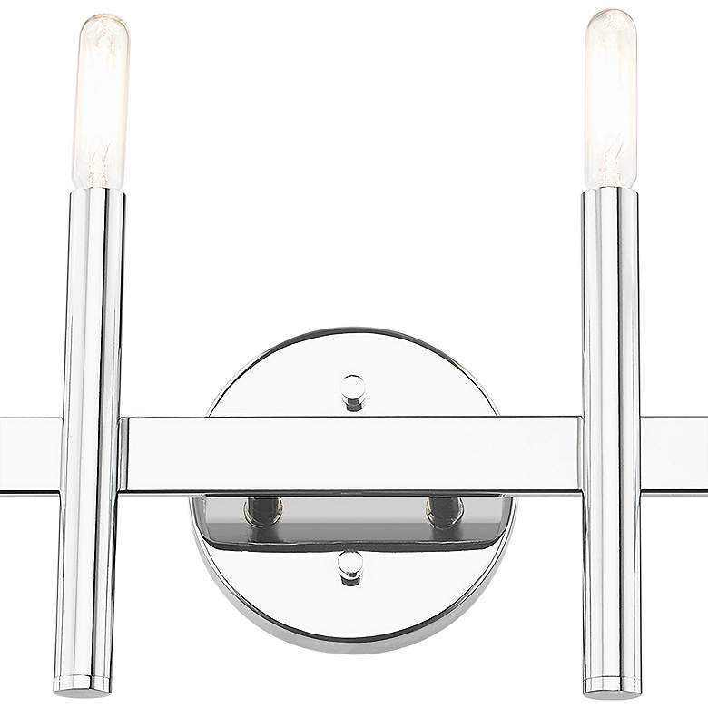 Image 4 Copenhagen 23 1/2" Wide Polished Chrome 4-Light Bath Light more views