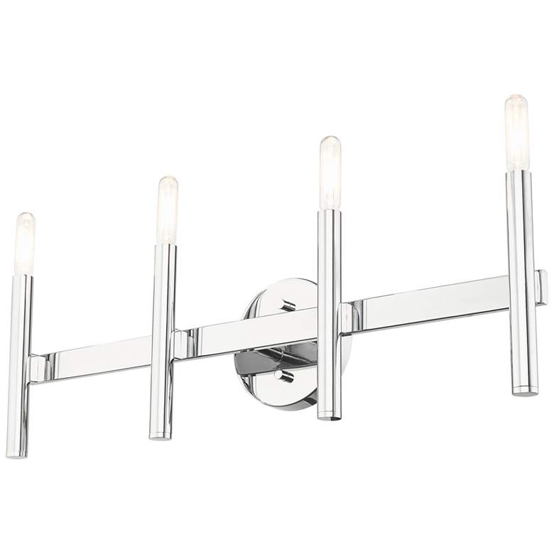 Image 5 Copenhagen 23 1/2" Wide Polished Chrome 4-Light Bath Light more views