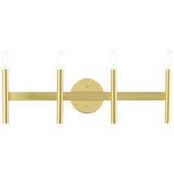 Copenhagen 23 1/2" Wide Satin Brass 4-Light Bath Light