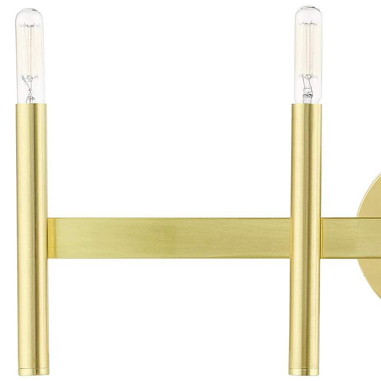Image 3 Copenhagen 23 1/2" Wide Satin Brass 4-Light Bath Light more views